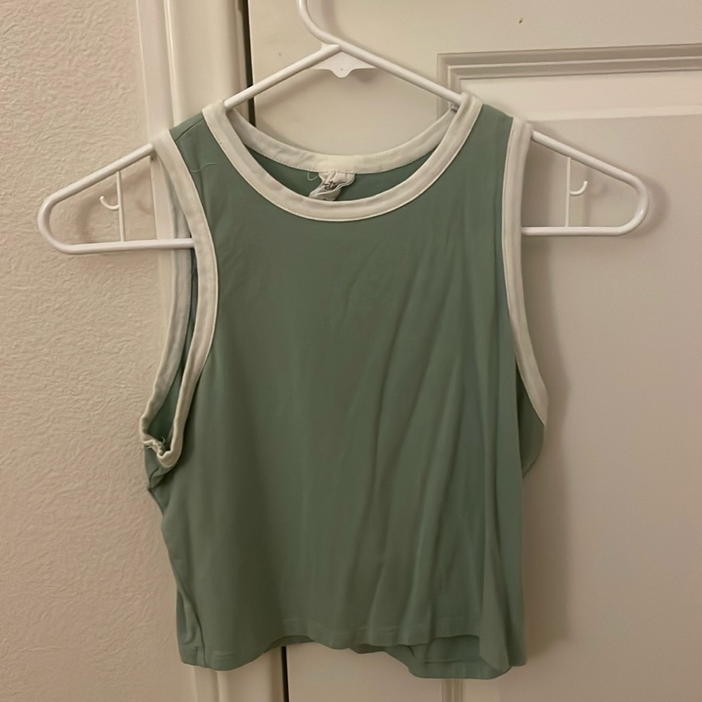 Tilly’s Green Crop Tank